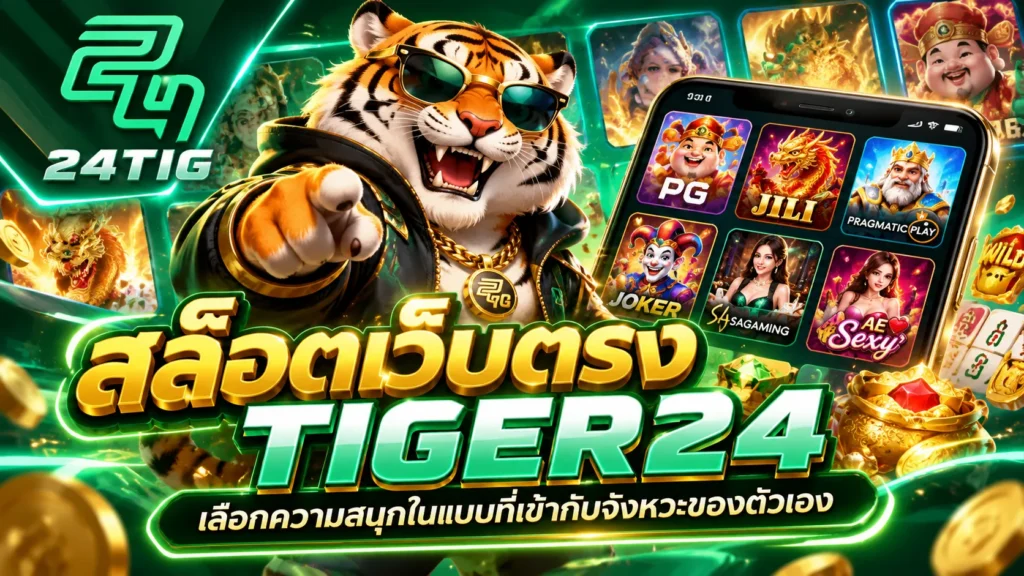 สล็อตเว็บตรง tiger24 เลือกเกมให้เข้ากับสไตล์ เล่นง่าย